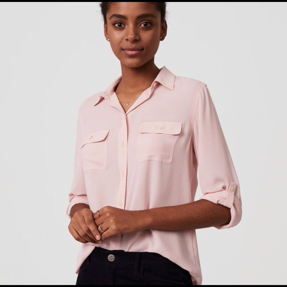 Floral Patterned Utility Blouse - Picture 7 of 8
